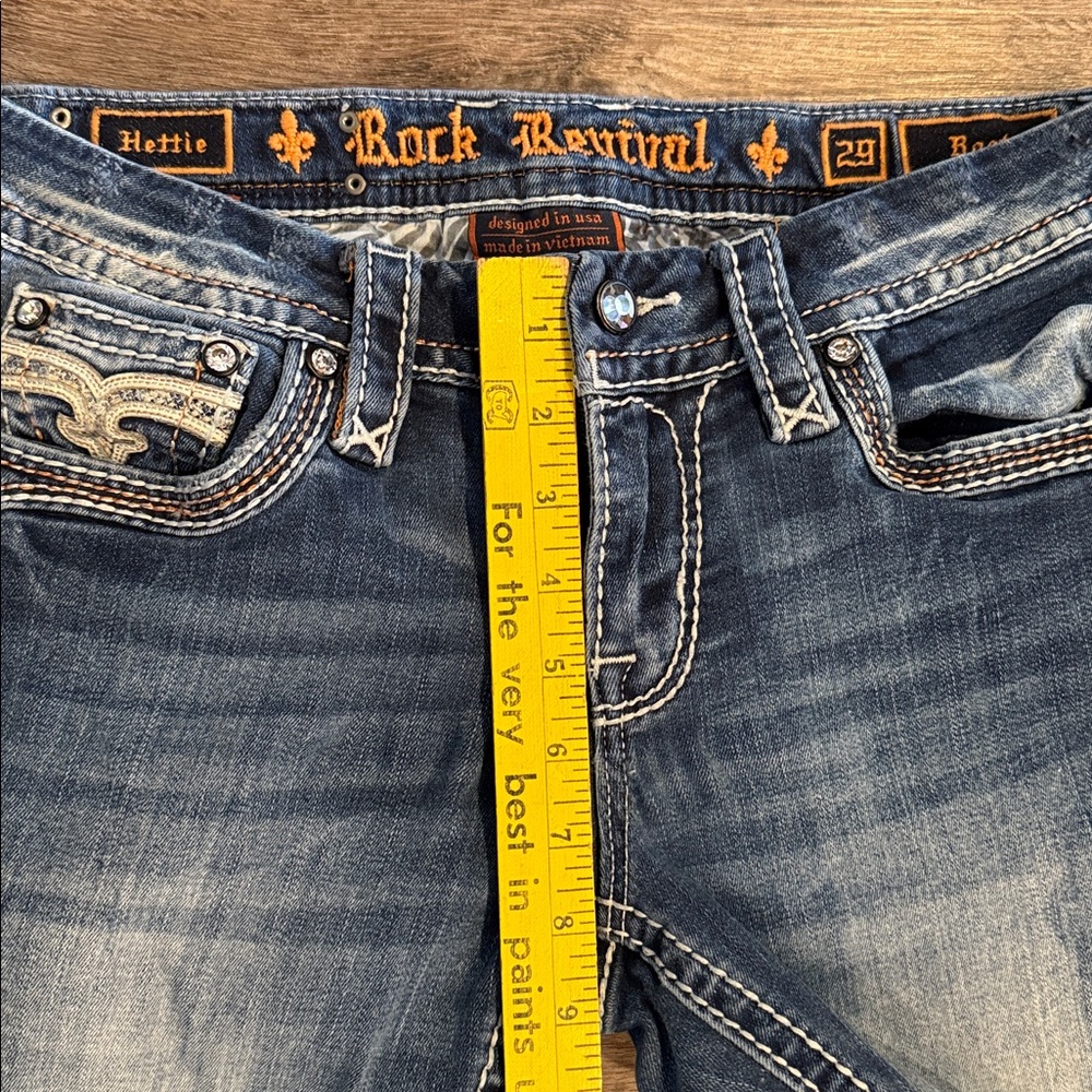 Rock Revival Hettie Boot Stretch Repaired Jeans Women’s Size 29 - Picture 5 of 10